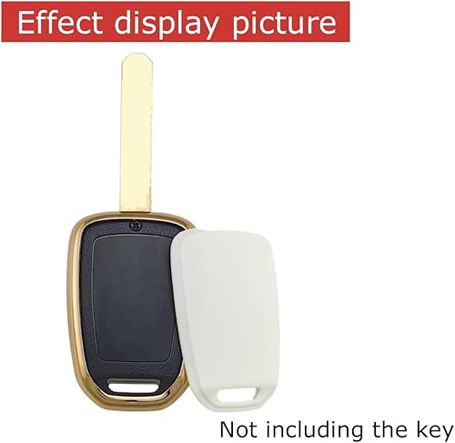 Miniatura 4 de Funda para llavero de TPU compatible con Honda Accord CR-V Civic Crosstour Fit HR-V 2013-2021 (solo compatible con llavero recto, llavero