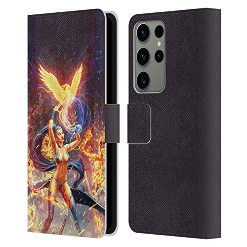 Étui en cuir Galaxy S23 Ultra 5G édition Christos Karapanos