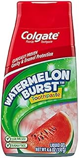 COLGATE 199646 Kids 2 in 1 Toothpaste & Mouthwash, Watermelon Flavor, 4.6 oz