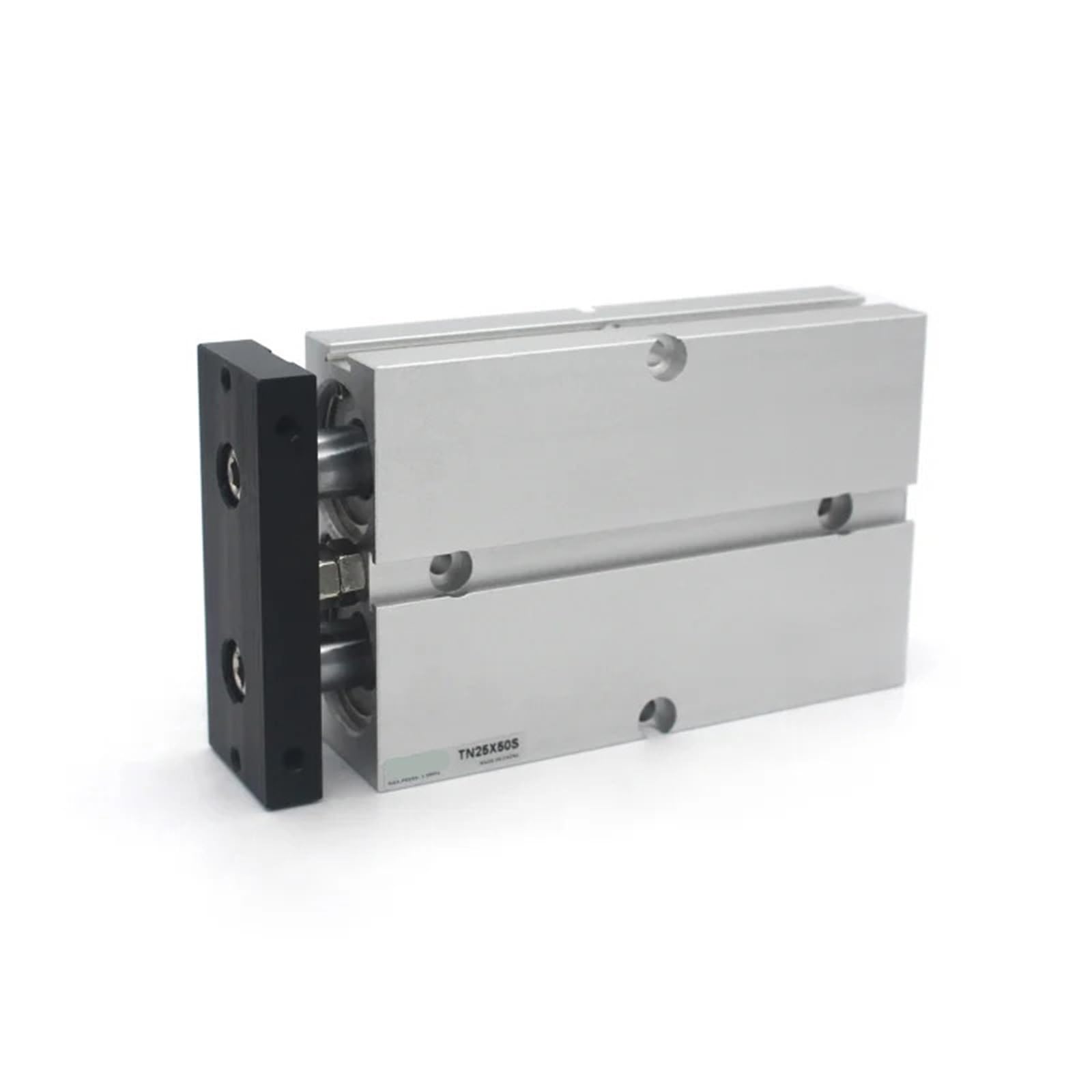 Vérin TN25X20S double tige en alliage d'aluminium durable