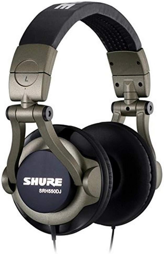 Shure SRH550DJ Professional Quality DJ Headphones - Gold : Musical Instruments