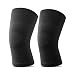 Knee Sleeves, 1 Pair, Lightweight Knee Brace Fit for Men & Women, Knee Compression Sleeves Support for Pain Relief, Joint Pain, Arthritis, Running, Sports, Meniscus Tear, Injury Recovery. Black XXL