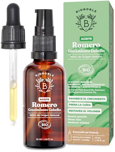 BIONOBLE Aceite de Romero para el Cabello Orgánico - Estimula