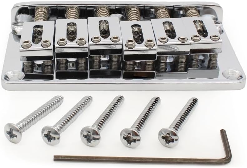 Bridge - Gotoh, GTC101, Hardtail, Brass Saddles, Chrome