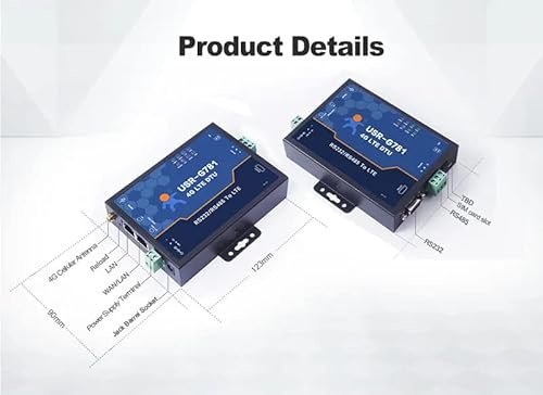 Lubeby Smart Usr-G781 Industrial Cellular Modem 4G Lte Serial Modem With Antenna X1 Set (Usr-G781-A (North America Version)) #TOP5