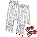 HENGMEI 2x Rampe di Carico Pieghevole per Moto, Scooter, Quad, Trattorino, Furgone, Carrello Carico Massimo 340kg per Rampa