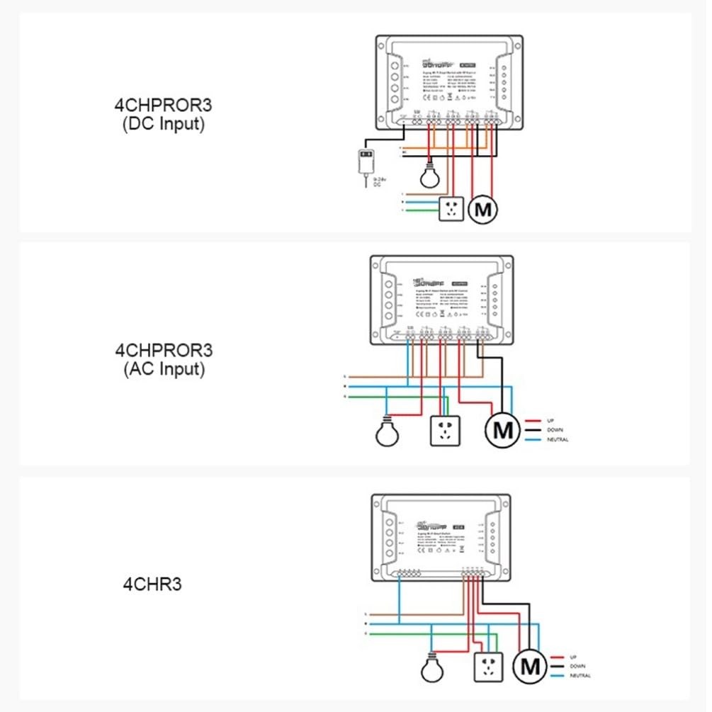 4 Canali Smart WiFi Interruttore 4 Gang Casa intelligente telecomando Interruttore della luce AC85-250V