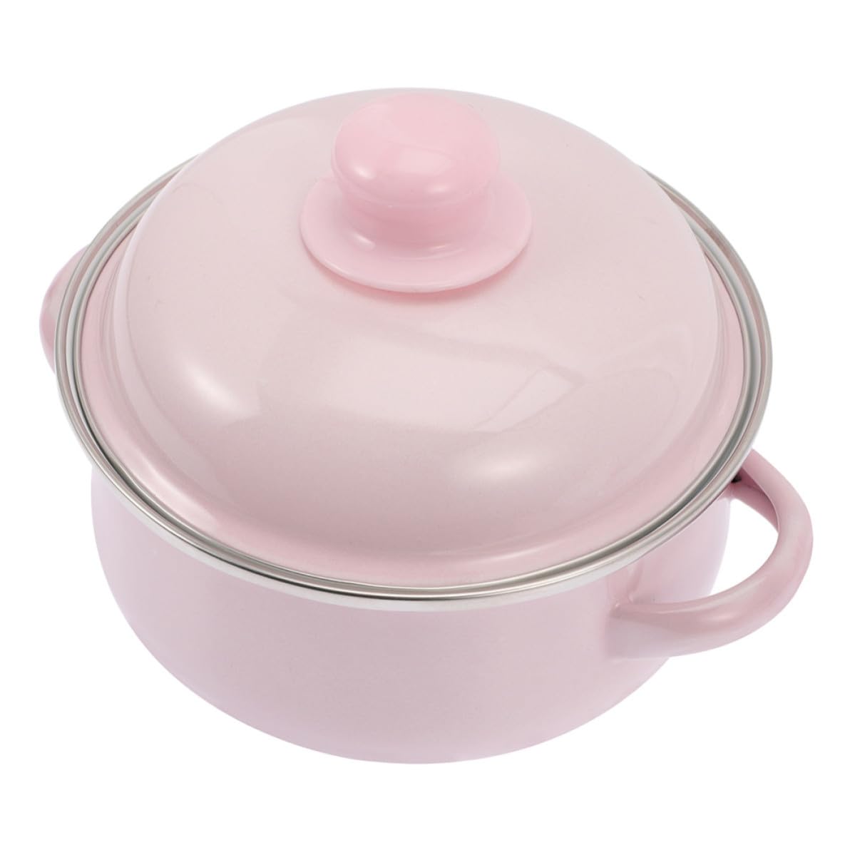 Marmite à soupe émail résistante casserole vintage haute qualité