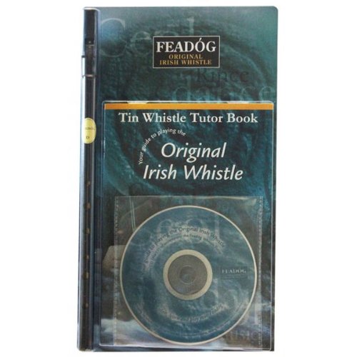 Feadog Black D Whistle Triple Pack
