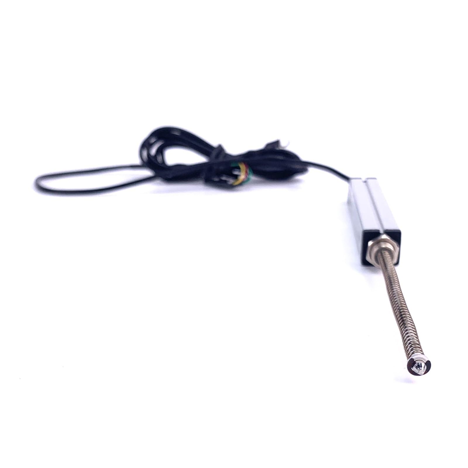 Capteur de déplacement et position à potentiomètre linéaire ressort rappel automatique 5-100 mm Suivi des mouvements mécaniques