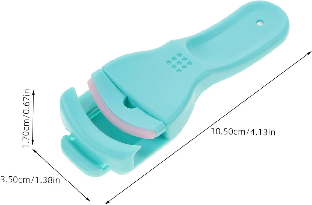 2pcs Eyelash Curlers with Refill Rubber Pads Makeup Tool Plastic Compact for Women Daily Use Beauty Supplies Gift image 2