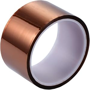 UEETEK Cinta Kapton 50 mm – Para cama caliente de impresora 3D
