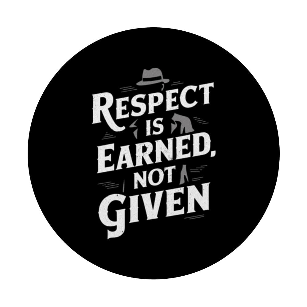 Gangster Style Mafia Lifestyle Organized Crime Family PopSockets Swappable PopGrip, Black - Image 3