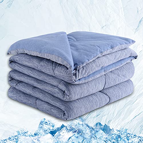 Cooling Comforter King Size,Cooling Blanket with Q-Max 0.4 Arc-Chill Cooling Fiber, Cool Sleeping Summer Blanket for Night Sweats Hot Sleeper (88