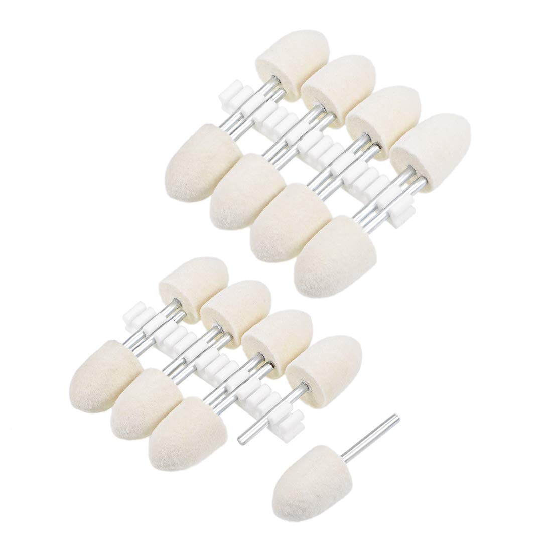 Wool Felt Polishing Bits - 20 Pack -9