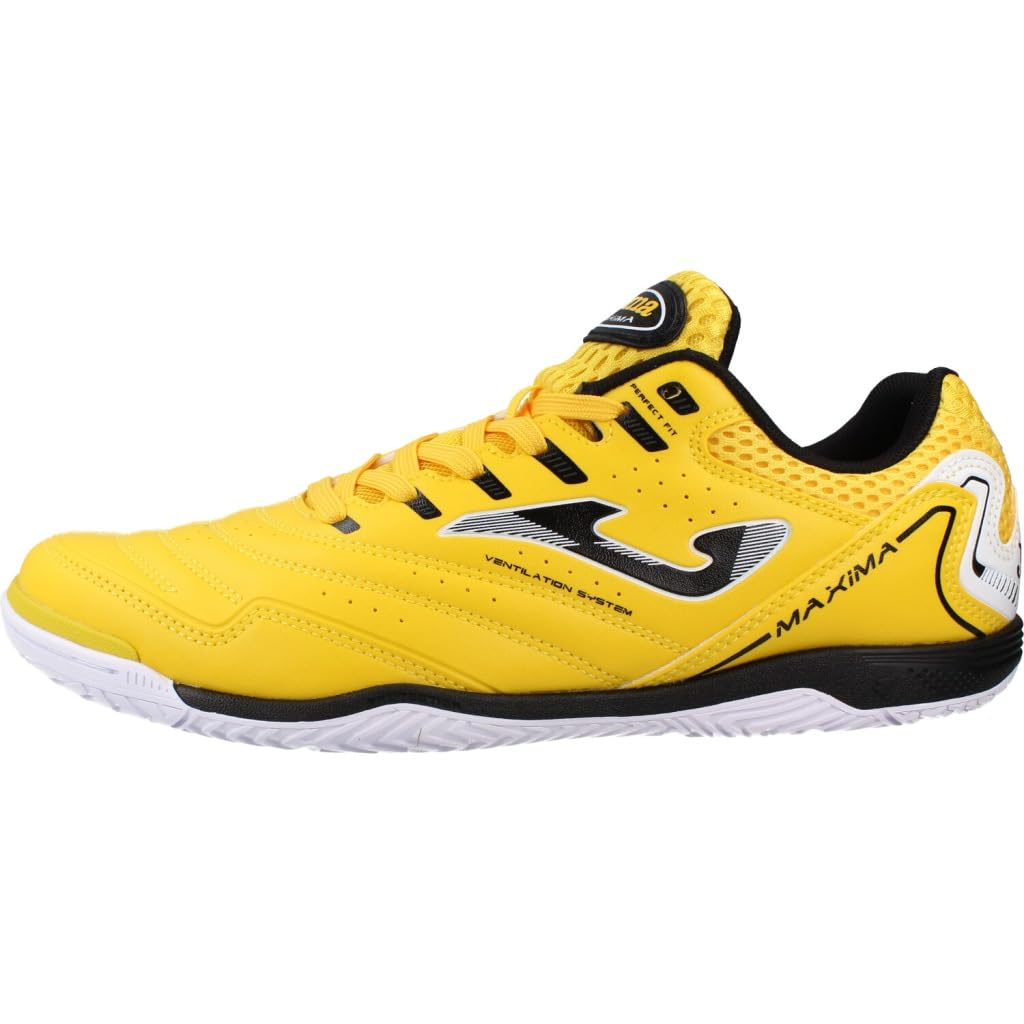 Joma Maxima 2528 IN MAXW2528IN Chaussures de sport en salle pour homme Jaune/noir