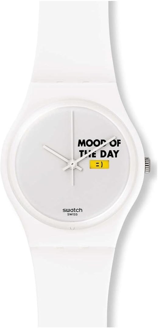 Swatch Montre à Quartz Unisexe Mood Board 34 mm : Amazon.fr: Montres