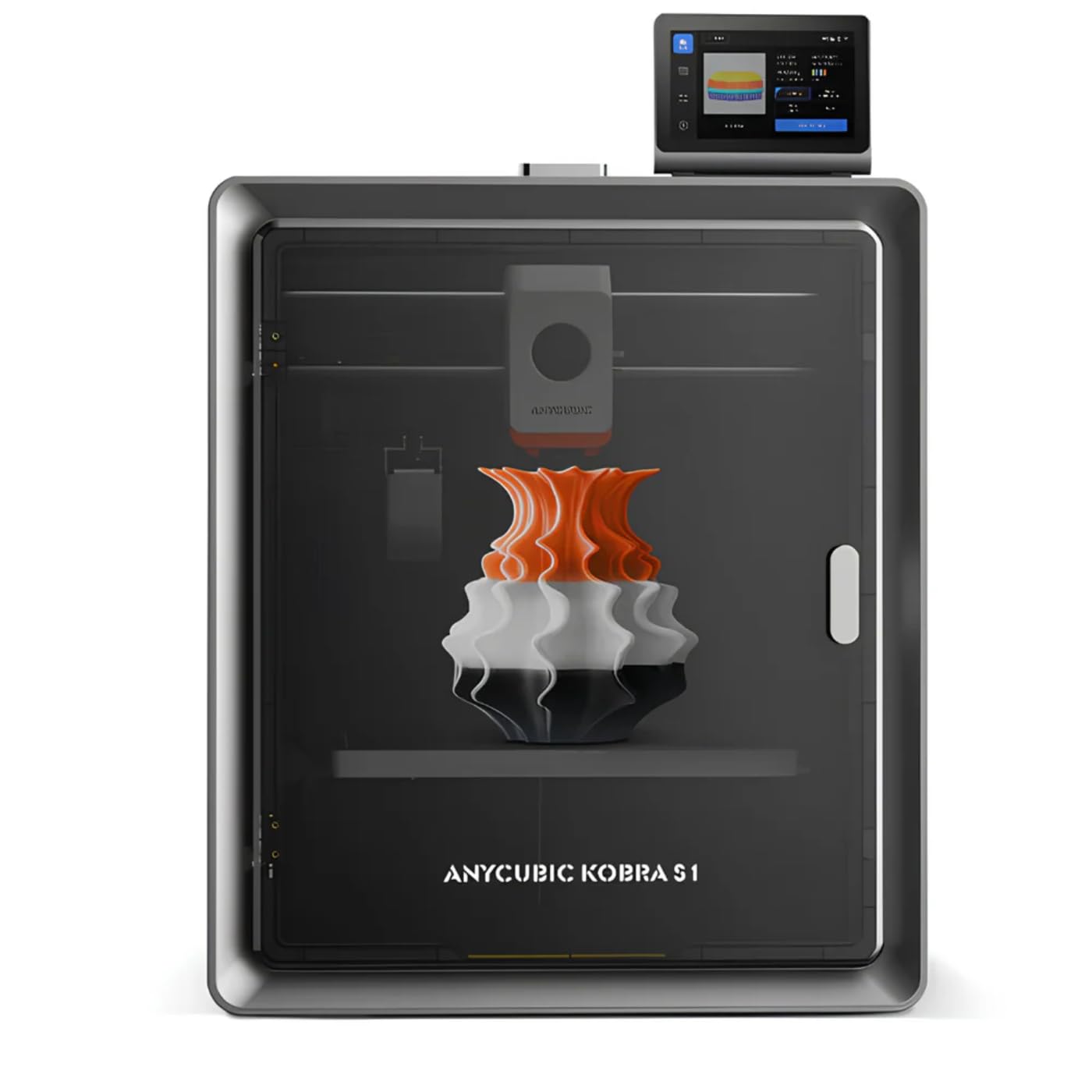 anycubic kobra s1-eu plug | corexy fdm printer, 250×250×250mm build, 600mm/s speed, leviq 3.0 auto leveling, 320°c hotend