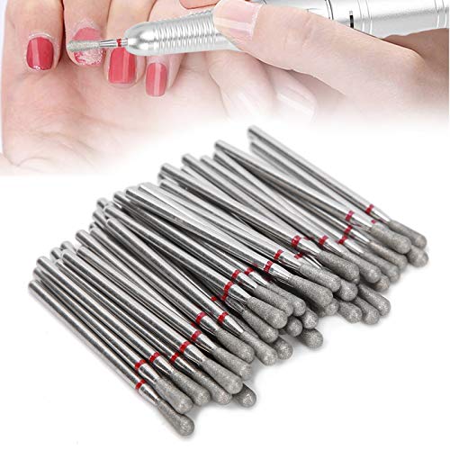 50 piezas brocas para taladro de uñas acrílico miniatura 5