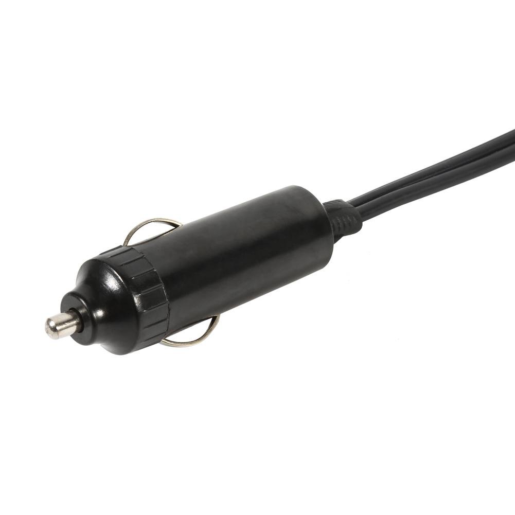 Wentylator grzewczy, Keenso przenośny automatyczny wentylator chłodzący z wylotem 12 V, 3 wyjścia, system odmgławiania, 150 W, z obrotowym uchwytem 180 stopni