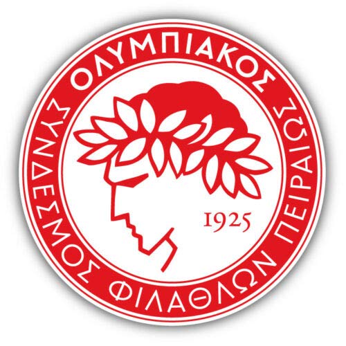 Olympiacos FC Greece Soccer Football - Sticker Graphic - Auto, Wall, Laptop, Cell, Truck Sticker for Windows, Cars, Trucks