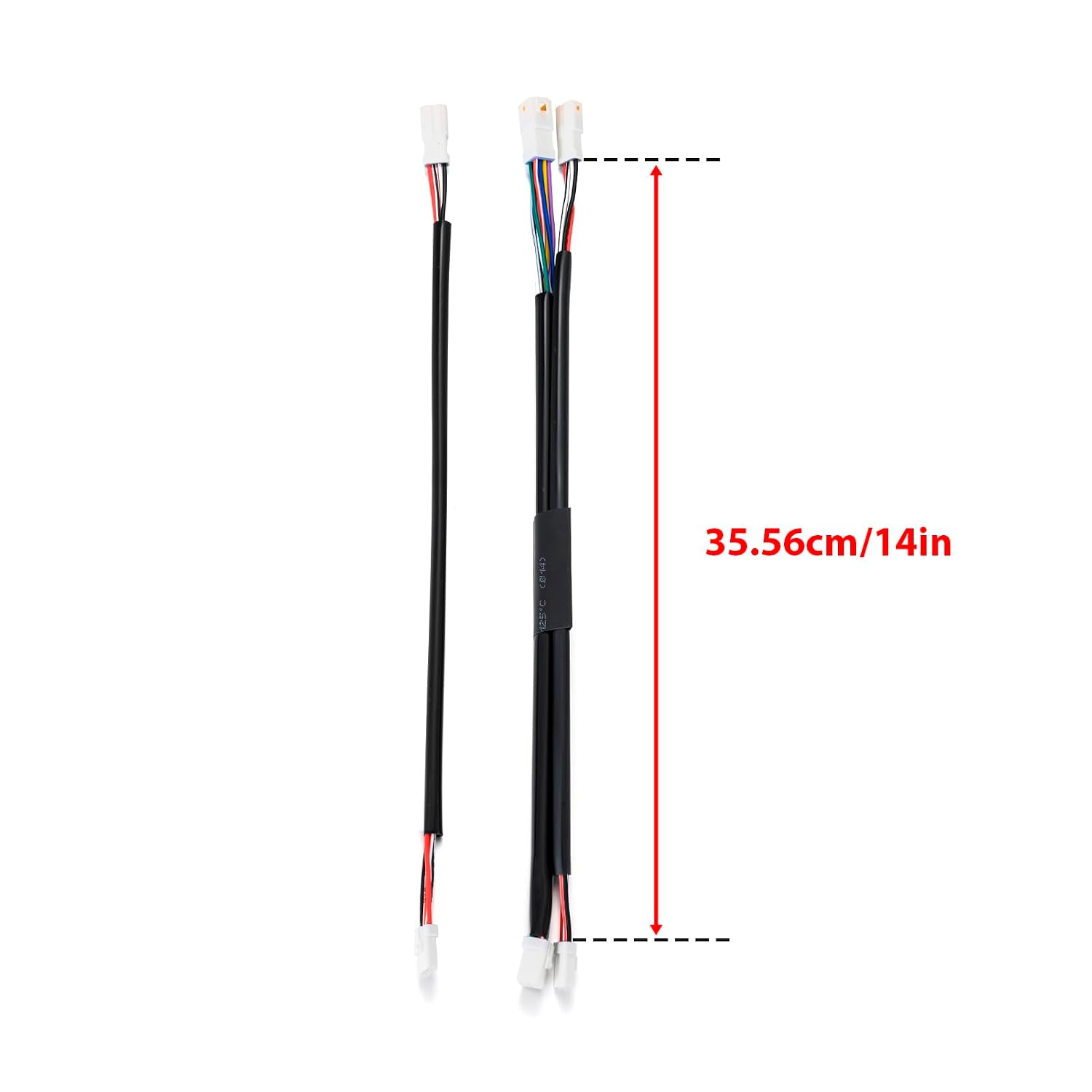 Mofun 14" Handlebar Wiring Wire Extension Harness(CAN Bus/Throttle Extensions) Compatible with Harley Softail Touring, Handlebar Switch Wiring Fit Fat Boy Street Bob Low Rider S/ST 2025-Later
