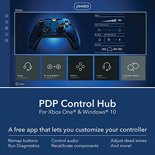 PDP Gaming Wired Controller: Midnight Blue - Xbox One by PDP - Image 7