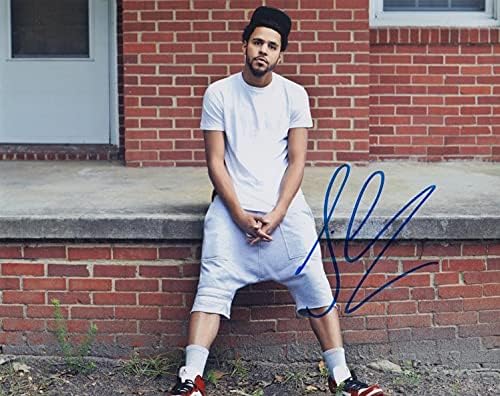 J. Cole signed 8x10 photo