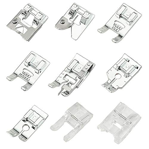 Tovot 32Pcs Domestic Sewing Machine Presser Feet Set Sewing Machine Foot For Singer Brother Low Shank Sewing Machines #TOP3
