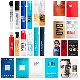 Infinite Scents Cologne Samples for Men: 12 Designer Fragrances + Pocket-Sized Pouch - Travel-Size M