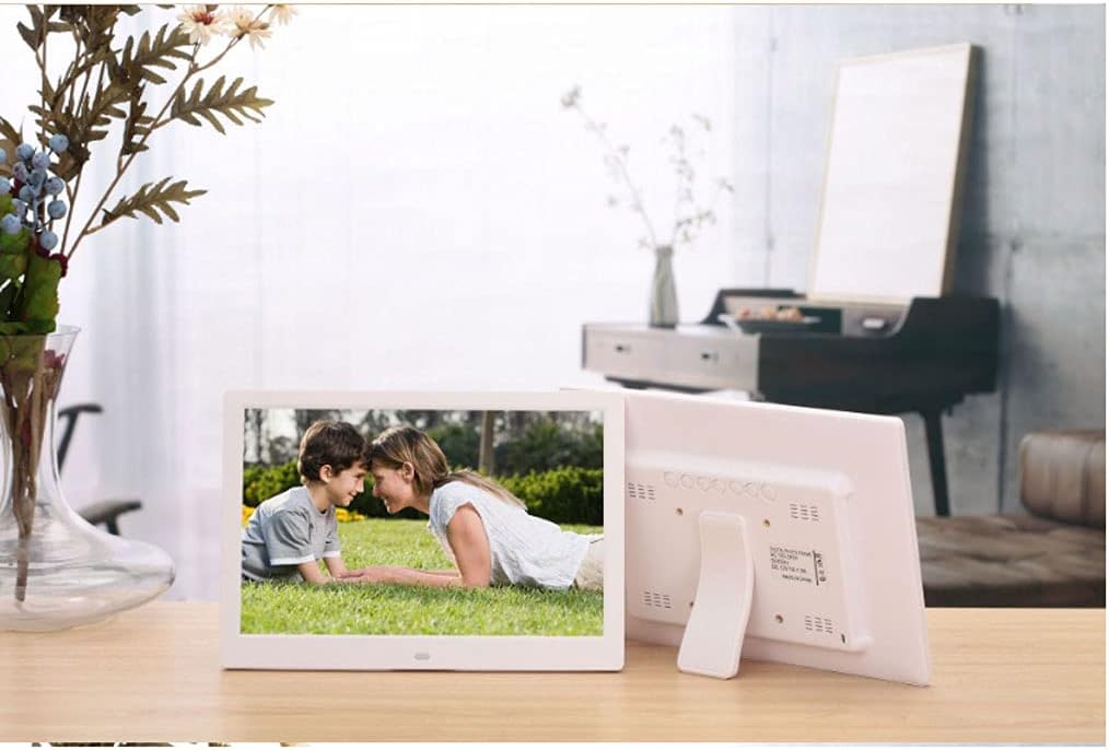 デジタルフォトフレーム、12インチLed 【アルバムフル】 Hd電子額縁、1280X800解像度、写真やビデオを再生するためのUディスクSDカードの挿