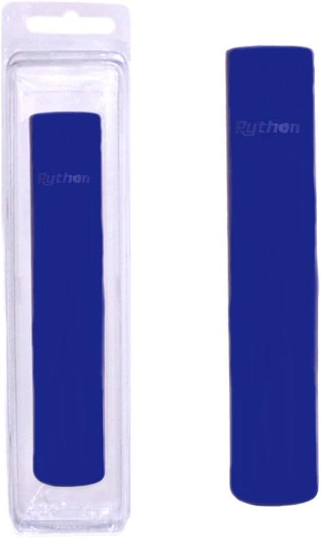 Python Super Tack Racquetball Rubber Grip (Smooth, Extra Tacky & Thin/Clear,Black,Blue,Red,White Available)
