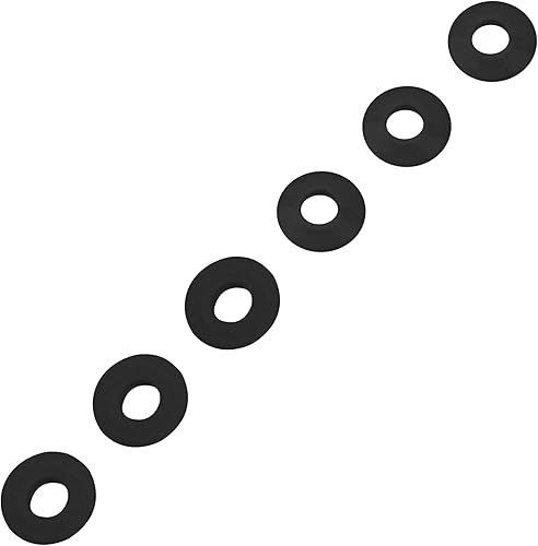 Miniatura 4 de Arandelas de plástico para afinador de guitarra, compatibles con cabezales de máquina de clavijas de afinación de guitarra (negro)