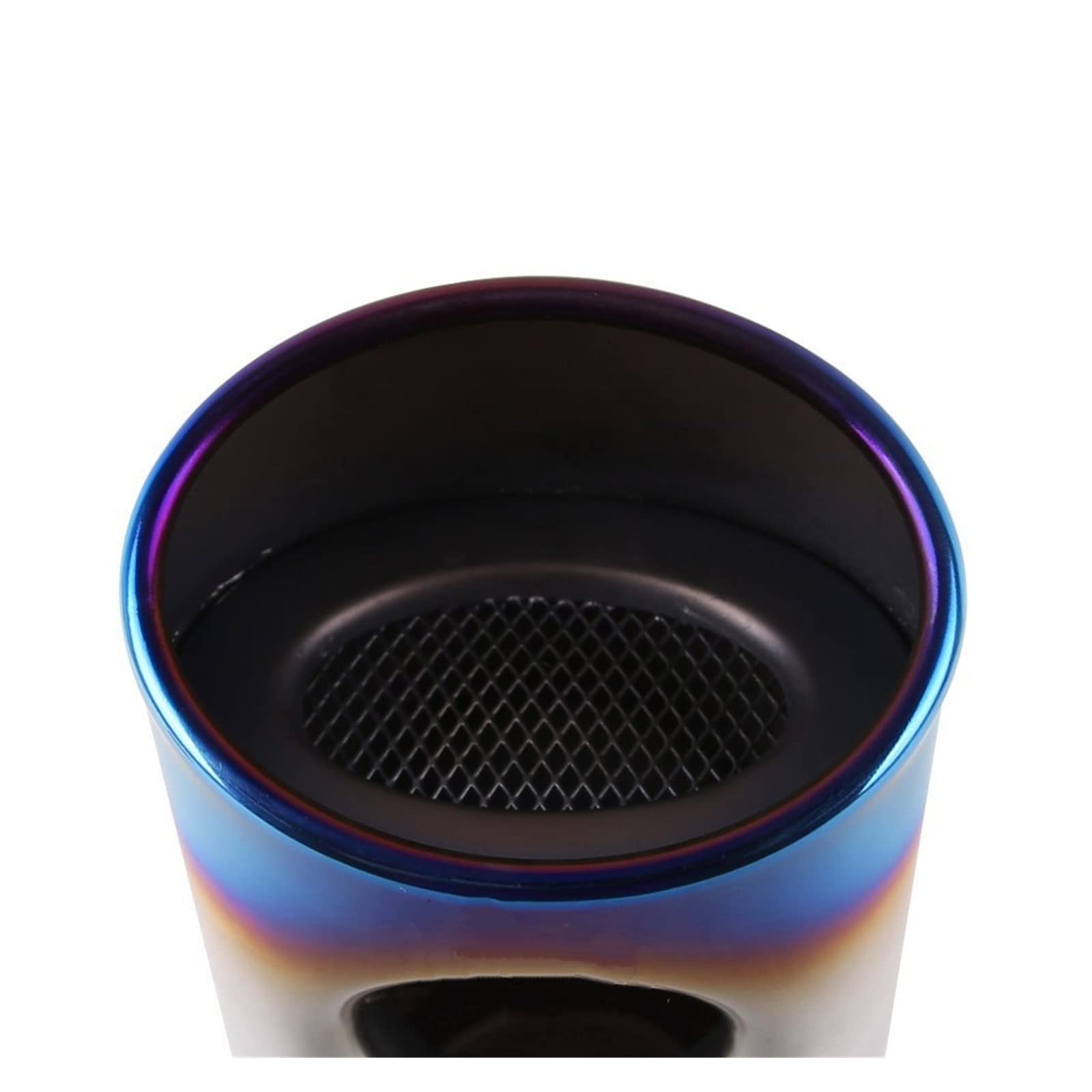 Silenciador Escape 1 Unidad Acero Inoxidable Negro/Cromado para Civic 10th Gen 2016 2017 Silenciador Escape Trasero Puntas Salida Tubo Trasero Escape Sonido Turbo (Color : F)