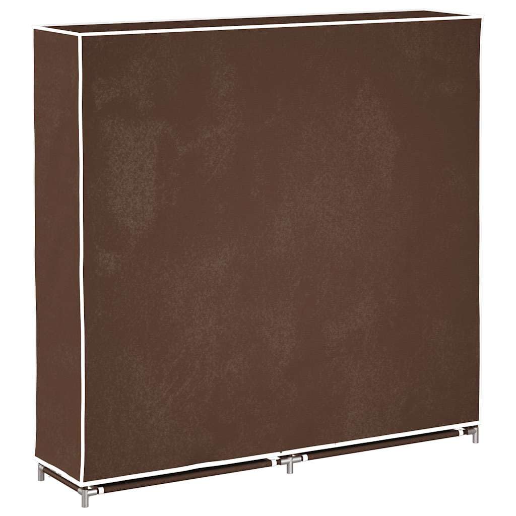 Zapatero XXL con cubierta de fieltro, 5 niveles, doble zapatero de tela, para 30 pares de zapatos, sistema de estantería, armario organizador para pasillo y vestidor, 115 x 28 x 110 cm