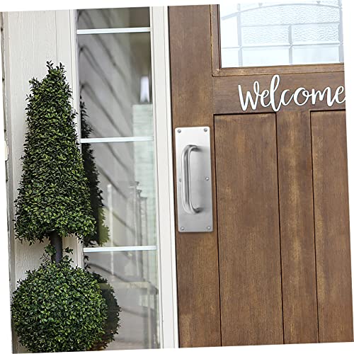 Manija de puerta pull plate inoxidable Uonlytech, juego de montaje para muebles 3