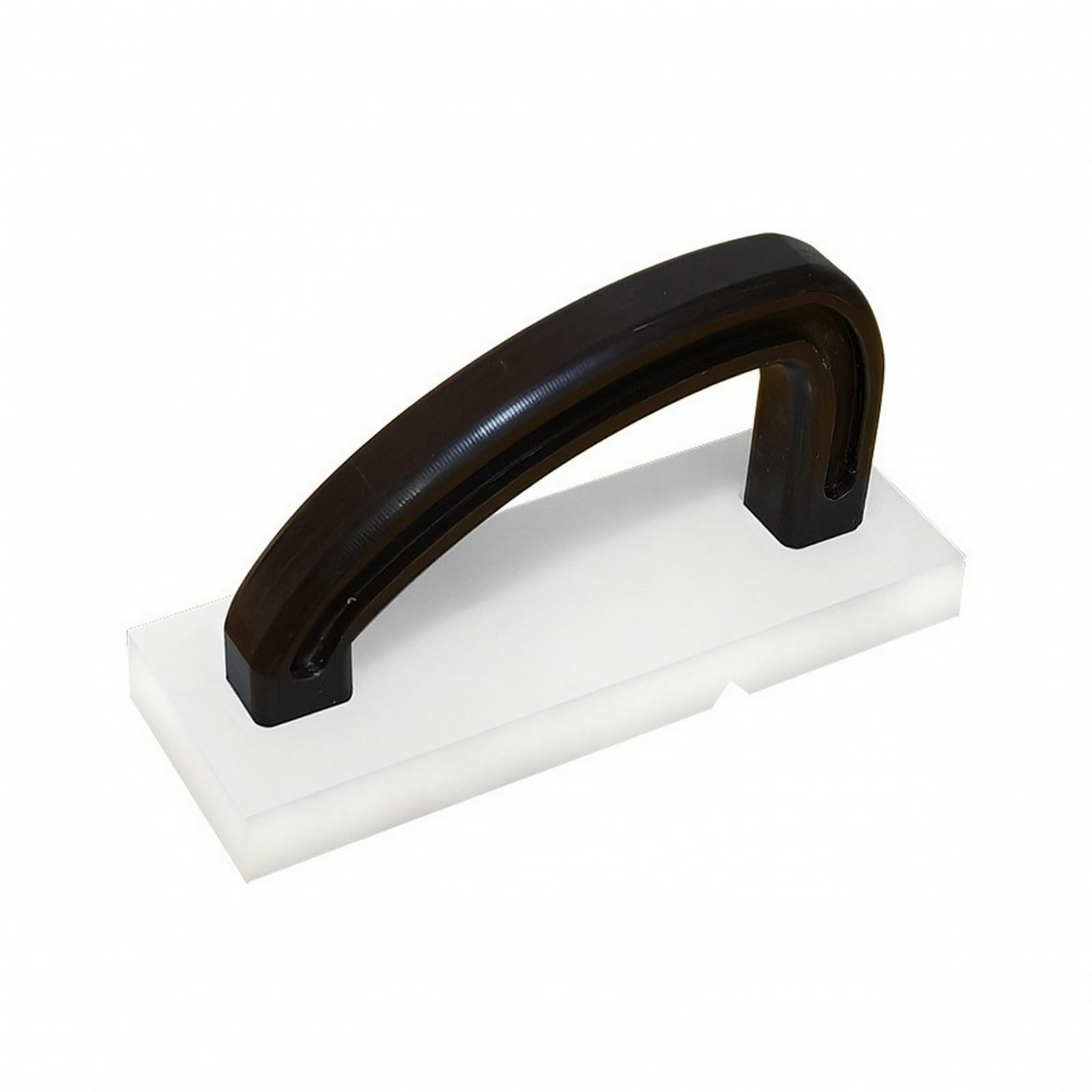 Rascador Plástico con Hoja Metálica Filo Acero Inoxidable Ergonómico Rascador con Mango Arqueado Integrado Ligero Limpiador Multiusos, Café
