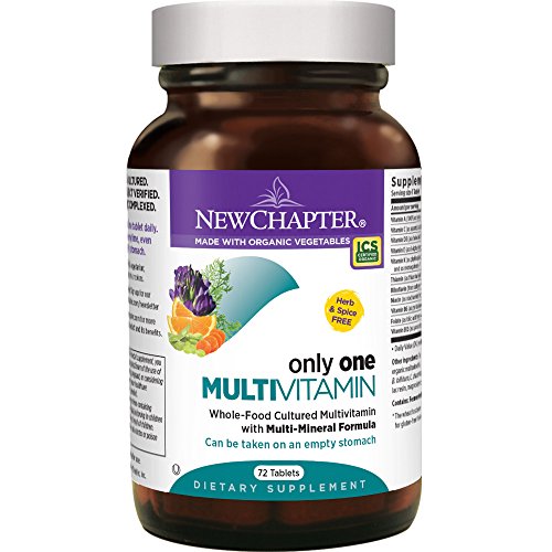 New Chapter One Daily Multivitamin (Formerly Only One) with Fermented Probiotics + Whole-Foods
