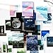 PMSMT 30 Stück/Box romantische Landschaft Serie dekorative Aufkleber Scrapbooking Stick Aufkleber Tagebuch Briefpapier Album Himmel Galaxie Mond Aufkleber