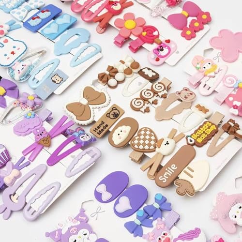 Image of Korean Hair Clips for Womens - Set of 28 Hair Accessories, Hair Clips for Women Stylish Latest, Clips for Girls, Hairs Pins for Women, Cute Hair Accessories for Girls (Multicolor)