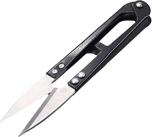 Miniatura 8 de Utoolmart Tijeras de corte de costura de 4.134 in para bordar, hilo de pescar, cortador de cuentas azul, 1 unids