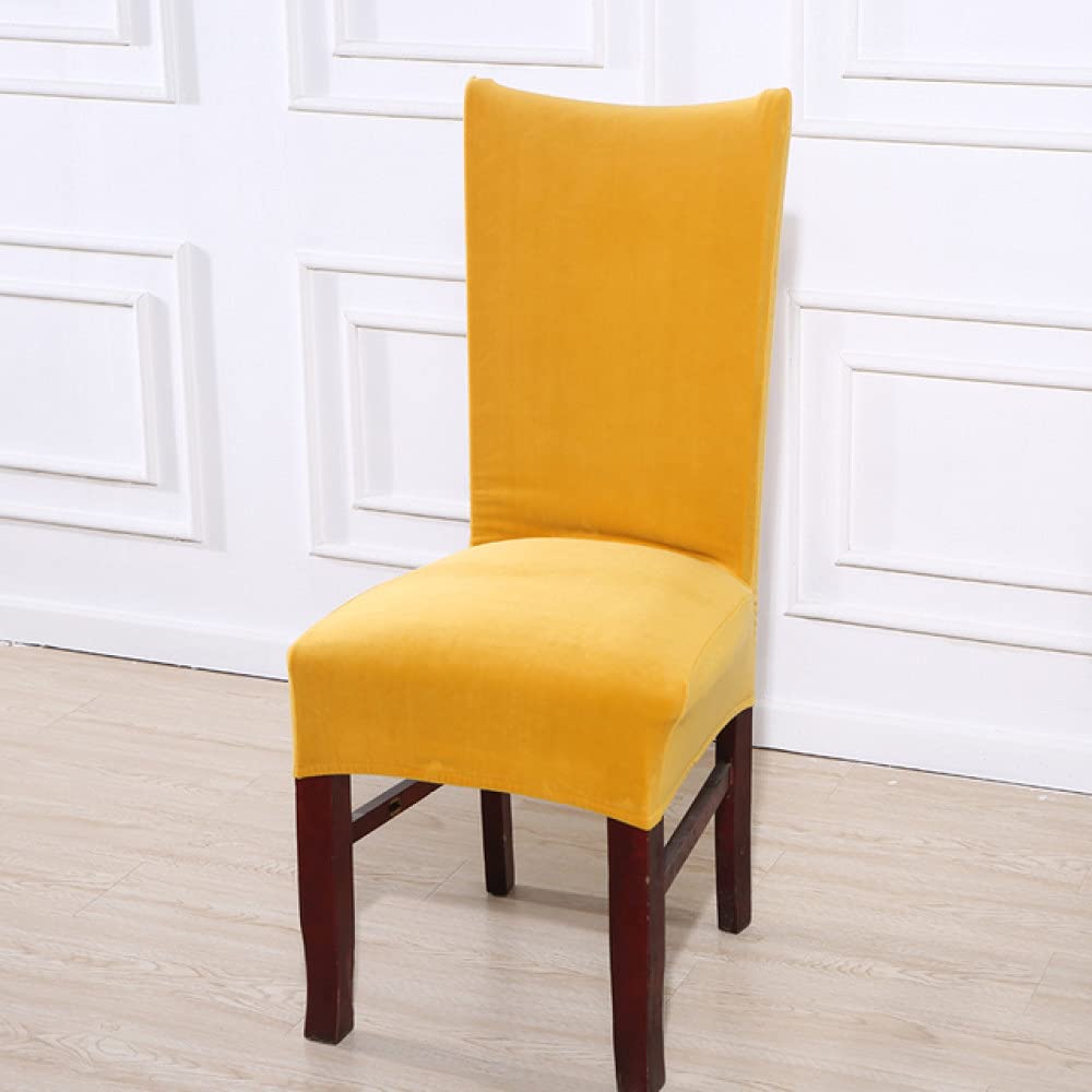 Housse de chaise en tissu en peluche gris pour protéger des taches et usures