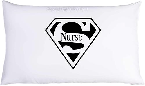 Funda de almohada para enfermera, diseño de café, 1 funda de almohada