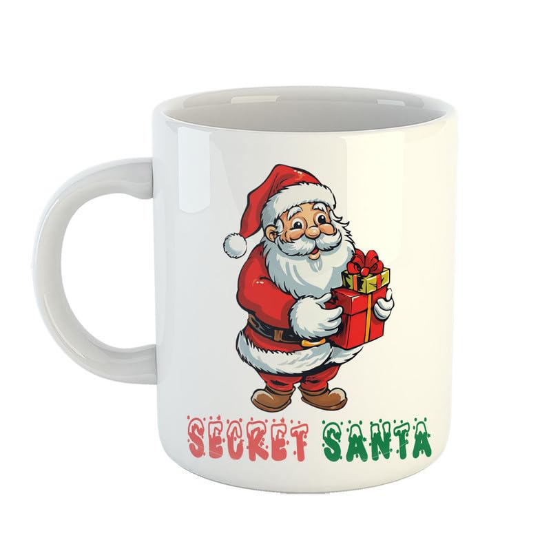 Printed Christmas Coffee Mug, Christmas Gifts – Reindeer Merry Xmas, Gifts for Wife|Husband, Gift for Sister, Christmas Gift Hampers, Christmas Gifts for Friends, R2583-WH