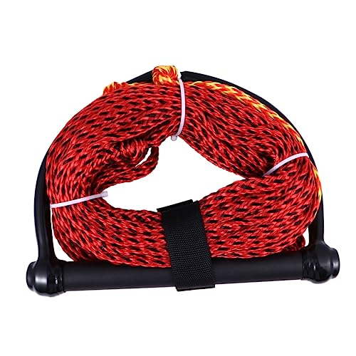 FOYTOKI Comfortable Wakeboard Rope Handle Water Ski Rope for Boating Accessories and Strong Black Random