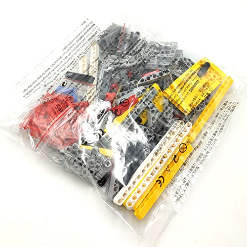 Image of DSPITWOD Technical Parts Beams Axles Connectors Bricks Sets - 420 Pieces, Frame Liftarms Beams for Technic Car Mindstorms Building Block Toys