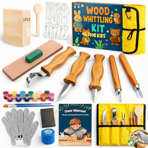 Wood Carving Kit for Kids