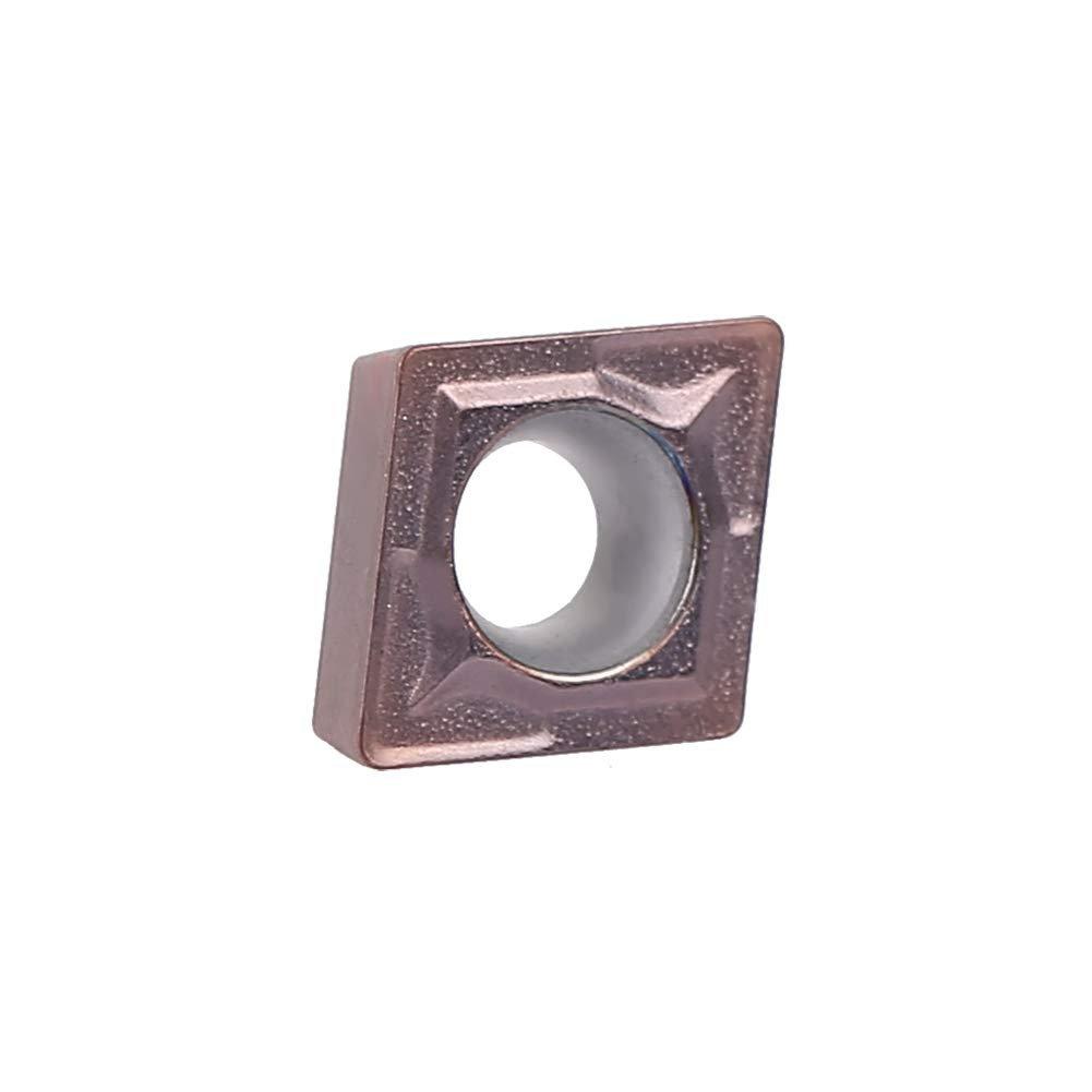 CCMT060204 Outil de Tournage d'insert en Carbure pour la Coupe en Acier Revêtu d'or Ensemble de 10 Pièces pour Support SCLCR