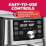Instant Pot Vortex Plus 6QT XL Air Fryer, 6-in-1, Broils, Dehydrates, Crisps, Roasts, Reheats, Bakes for Quick Easy Meals, 100+ In-App Recipes, Dishwasher-Safe, from the Makers of Instant Pot, Black