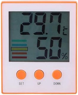 BAFAFA Room Thermometer - Household Indoor Temperature and Humidity Meter Flower Room Temperature Meter Wet and Dry Thermometer